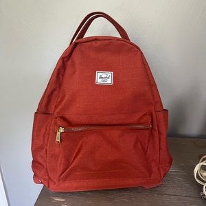 Herschel orange backpack